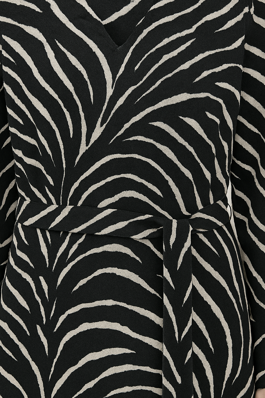 Zebra-Print Midi Dress  | Stylish & Elegant